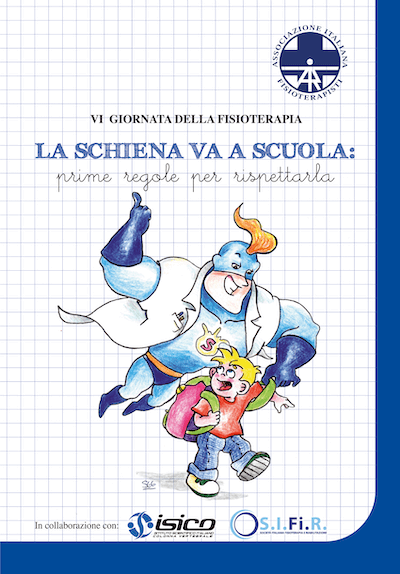 "La schiena va a scuola" l'opuscolo informativo a cura del GIA fisioterapia pediatrica di AIFI